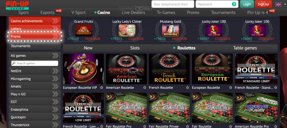 casino pin up online game betting slots